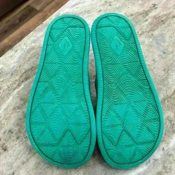 Chaco women’s chillos slide adjustable strap sandals teal & gray size 7 - Picture 8 of 12